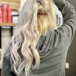 Hand tied hair extensions