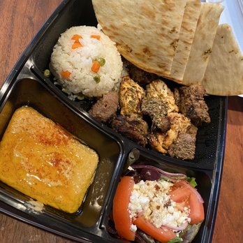 Mezzeluna - SOUVLAKI MIX PLATE - Greek Near Me - Cotati, California Mezzeluna - SOUVLAKI MIX PLATE - Greek Near Me - Cotati, California