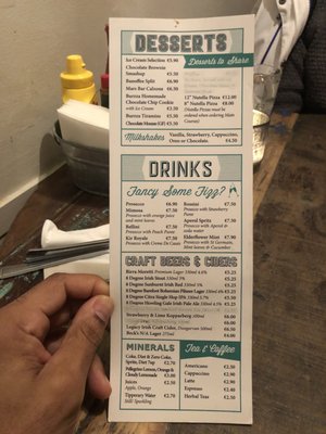 Menu photo 1 Burzza Waterford, WD
