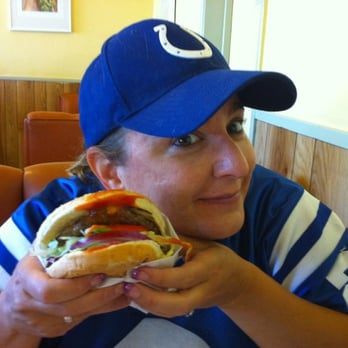 John's Char Burger - Me enjoying a big ol burger ;) - Burgers Near Me - Livermore, California