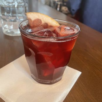 Patron Saint Cafe + Bar - Lambrusco Spritz - Cocktail Bars Near Me - Cleveland, Ohio Patron Saint Cafe + Bar - Lambrusco Spritz - Cocktail Bars Near Me - Cleveland, Ohio