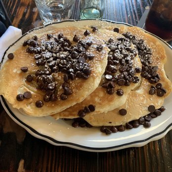 Jacob's Pickles - Banana chocolate chip pancakes - Comfort Food Near Me - New York, New York Jacob's Pickles - Banana chocolate chip pancakes - Comfort Food Near Me - New York, New York