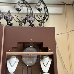 Jewelry and lamps
