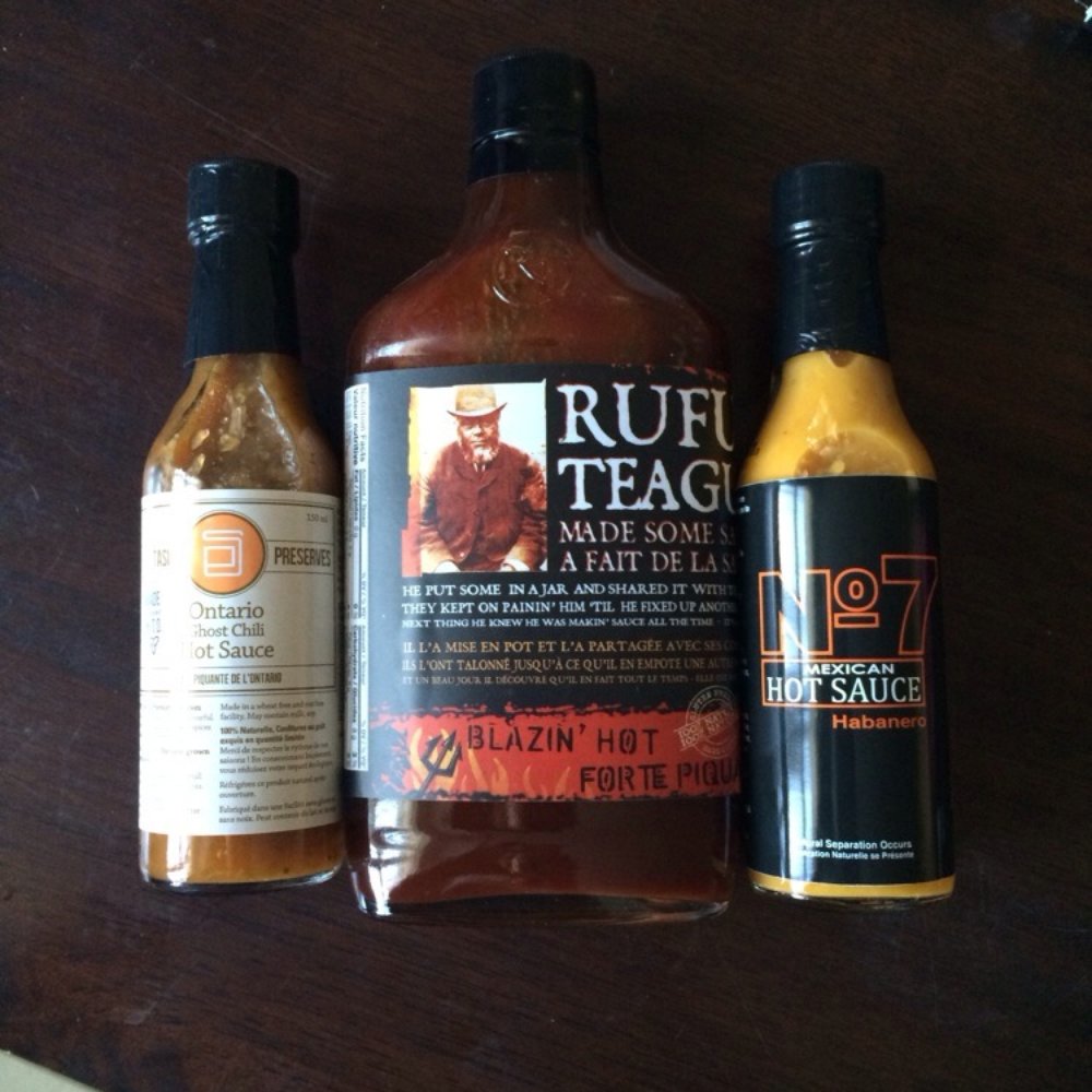 Roast Butcher - The three hot sauces we picked up on our visit today - the ghost pepper one is a gift for my bf's mom :) - Butcher Near Me - Toronto, Ontario Roast Butcher - The three hot sauces we picked up on our visit today - the ghost pepper one is a gift for my bf's mom :) - Butcher Near Me - Toronto, Ontario