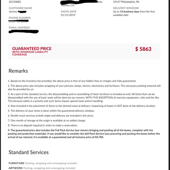 Trico Long Distance Movers - Classic moving scam language: "Guaranteed pricing based on inventory list" (which I neither saw or gave). Also requires upfront payment - Movers Near Me Trico Long Distance Movers - Classic moving scam language: "Guaranteed pricing based on inventory list" (which I neither saw or gave). Also requires upfront payment - Movers Near Me