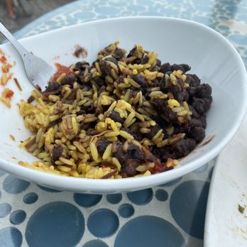 Rundown Cafe - Coconut rice and black beans. It was ok. - Seafood Near Me - Kitty Hawk, North Carolina