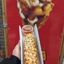 Korean hotdog for the win!