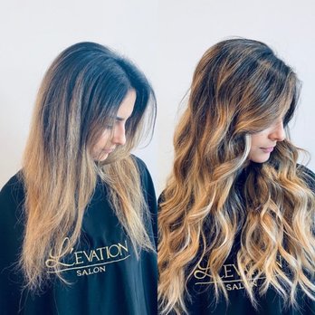 Nancy Eklund at L'evation Salon - Before and after a color touch up and extension move-up session. - Hair Stylists Near Me - Livermore, California
