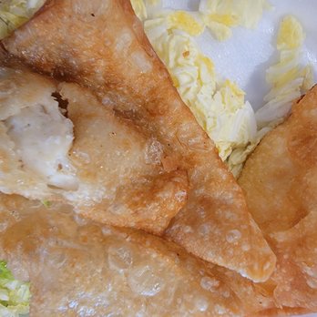 Wok King Cafe - Gray meat in greasy won ton, not good. - Chinese Near Me - West Jordan, Utah