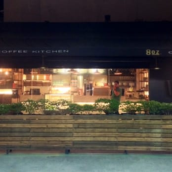8oz Coffee+Kitchen - What it looks like from outside. The guy in the picture: friendly staff Albert. - Cafes Near Me - Pasig, NCR