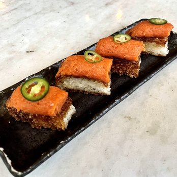 Makoto - Spicy Tuna Crispy Rice - Japanese Near Me - Miami Beach, Florida Makoto - Spicy Tuna Crispy Rice - Japanese Near Me - Miami Beach, Florida