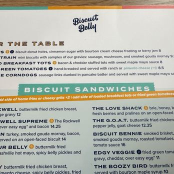 Biscuit Belly - Charlotte - Menu - Breakfast & Brunch Near Me - Charlotte, North Carolina