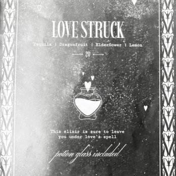 Dark Sister - The love struck. $20 with a cute dark heart glass. - Cocktail Bars Near Me - Las Vegas, Nevada