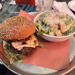 Brie black truffle burger