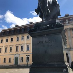Carl-August-Denkmal - Carl-August-Denkmal pomnik Statue socha krala Augusta Weimar