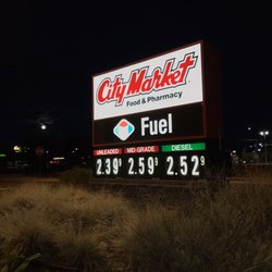 City Market Gas Station - Gas prices 5/10/2017.