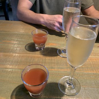Pier 41 - Oyster shooters and champagne - Seafood Near Me - Mount Pleasant, South Carolina