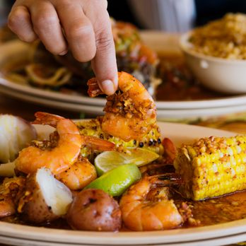 Mambo Seafood - Mambo Style Shrimp with corn & potatoes - Seafood Near Me - McAllen, Texas Mambo Seafood - Mambo Style Shrimp with corn & potatoes - Seafood Near Me - McAllen, Texas