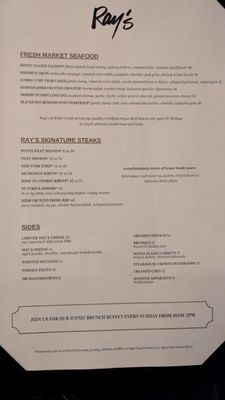 Menu photo 2 Ray's At Killer Creek Alpharetta, GA Menu photo 2 Ray's At Killer Creek Alpharetta, GA