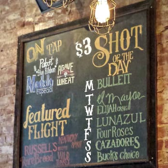 Bakersfield OTR - Bakersfield OTR Shot Menu - Bars Near Me - Cincinnati, Ohio
