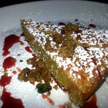 Good Luck Restaurant - Citrus ricotta cake, blood orange drizzle, pistachio crumble - New American Near Me - Rochester, New York