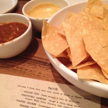 Blanco Cocina + Cantina - Gluten free chips, salsa, and queso dip! - Tacos Near Me - Phoenix, Arizona