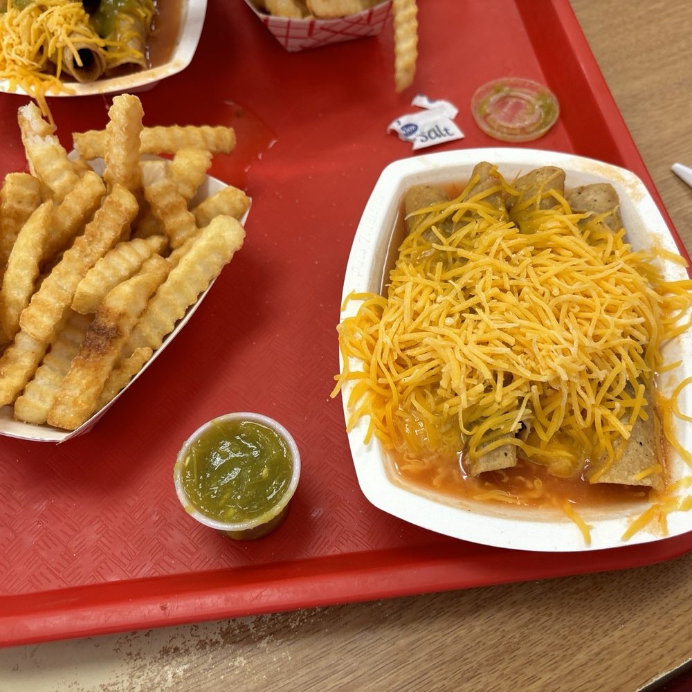 Double order with fries Double order with fries