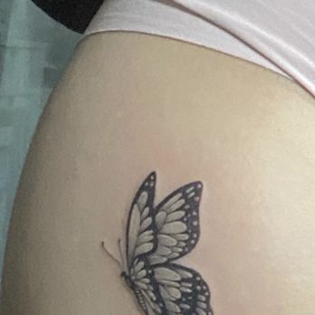 9 Dragons Ink - First tattoo- butterfly with hip placement - Tattoo Near Me - San Jose, California 9 Dragons Ink - First tattoo- butterfly with hip placement - Tattoo Near Me - San Jose, California