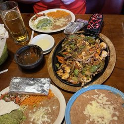 Mi Camino Real - Fajita Jalisco for two. Side of refried beans.