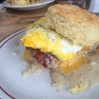 Pine State Biscuits - The Reggie Deluxe. Get in my belly!!! - Southern Near Me - Portland, Oregon