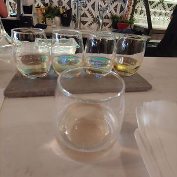 The Local - New World (white) wine flight - Wine Bars Near Me - Henderson, Nevada