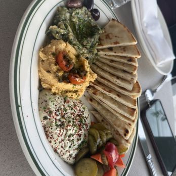 The Greek Bar - Dip trio melitzana, favosalata, and tirokafteri, - Cocktail Bars Near Me - Austin, Texas The Greek Bar - Dip trio melitzana, favosalata, and tirokafteri, - Cocktail Bars Near Me - Austin, Texas