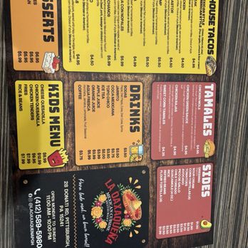 La Oaxaqueña - Menu - Mexican Near Me - Pittsburgh, Pennsylvania La Oaxaqueña - Menu - Mexican Near Me - Pittsburgh, Pennsylvania