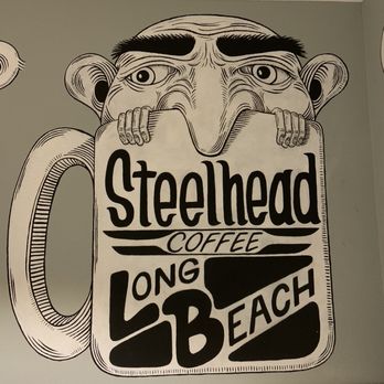 Steelhead Coffee - Really awesome bathroom art - Coffee & Tea Near Me - Long Beach, California Steelhead Coffee - Really awesome bathroom art - Coffee & Tea Near Me - Long Beach, California