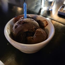 Campania Coal Fired Pizza - Chocolate gelato