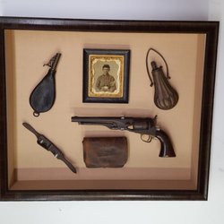 Frame Cellar - Civil War Shadow box