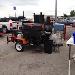 29th Annual International Bar-B-Que Cookers Association Cookoff - The following shots are of the grills / smokers used during this competition.  All kinds were used.