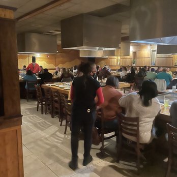 Tokyo Hibachi - This is how busy the restaurant was tonight. All these different parties just separated at each table by a single chair. - Japanese Near Me - Paducah, Kentucky Tokyo Hibachi - This is how busy the restaurant was tonight. All these different parties just separated at each table by a single chair. - Japanese Near Me - Paducah, Kentucky
