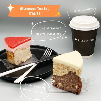 Pillow Talk Cafe Pasadena - NEW Basque Cheesecake Afternoon Tea Set - Coffee & Tea Near Me - Pasadena, California Pillow Talk Cafe Pasadena - NEW Basque Cheesecake Afternoon Tea Set - Coffee & Tea Near Me - Pasadena, California