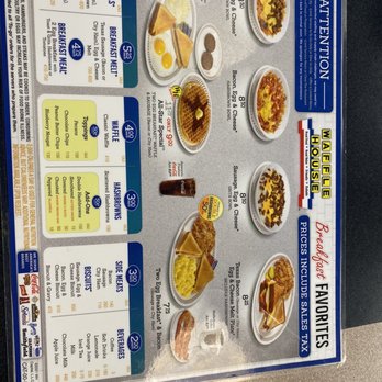 Waffle House - a menu for waffle house - Breakfast & Brunch Near Me - Beaufort, South Carolina