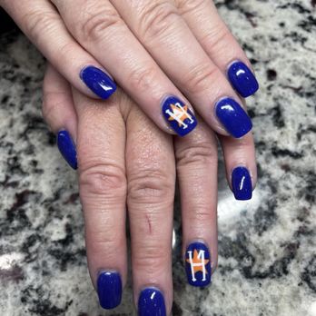 Orchid Nail Lounge - Meiling & Holly did a great manicure and pedicure for me today! They did great massages & I got my Astros pride for the playoffs!! - Nail Salons Near Me - McKinney, Texas