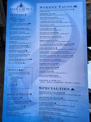 Menu photo 8 Blue Cactus Tacos & Tequila Bar Franklin, IN Menu photo 8 Blue Cactus Tacos & Tequila Bar Franklin, IN