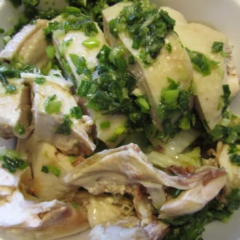 Golden Wheel - ginger onion chicken with a mound of lettuce below it. - Chinese Near Me - Aiea, Hawaii Golden Wheel - ginger onion chicken with a mound of lettuce below it. - Chinese Near Me - Aiea, Hawaii