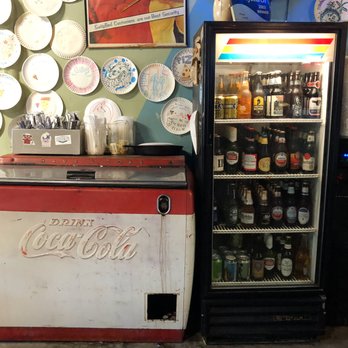 Lilly's Pizza - Vintage Coke Machine and craft beverages - Pizza Near Me - Raleigh, North Carolina