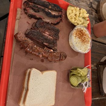 Terry Black's Barbecue - Brisket, pork ribs, jalapeno sausage, Mac and cheese, and cream corn - Barbeque Near Me - Austin, Texas Terry Black's Barbecue - Brisket, pork ribs, jalapeno sausage, Mac and cheese, and cream corn - Barbeque Near Me - Austin, Texas