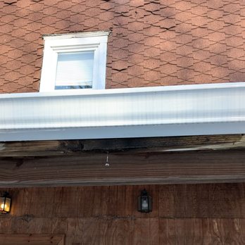 Roof Maxx - Deck roof edge leak behind gutter. - Roofing Near Me Roof Maxx - Deck roof edge leak behind gutter. - Roofing Near Me