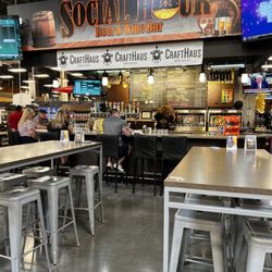Social Hour - Bar inside of a grocery store