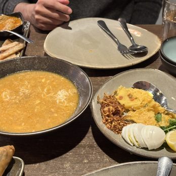 Burma Choice - Mohinga / fish chowder noodle soup - Burmese Near Me - San Jose, California Burma Choice - Mohinga / fish chowder noodle soup - Burmese Near Me - San Jose, California