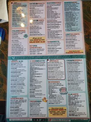 Menu photo 5 Bethlehem Diner Allentown, PA