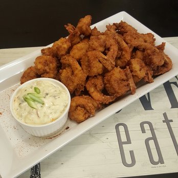 Mavis J. Gourmet - Parmesan crusted shrimp w/ Jalapeño tarter sauce. - Food Delivery Services Near Me - Fort Worth, Texas Mavis J. Gourmet - Parmesan crusted shrimp w/ Jalapeño tarter sauce. - Food Delivery Services Near Me - Fort Worth, Texas